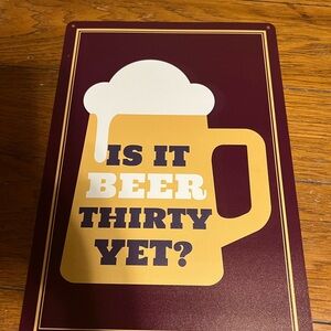 Hillman 10x14 aluminum novelty sign